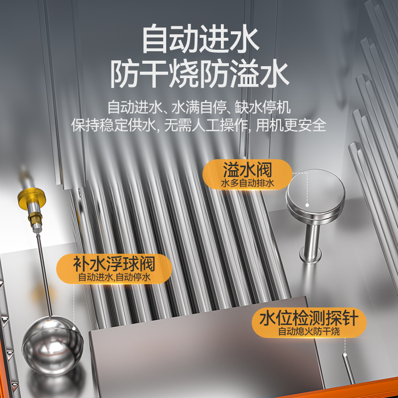 麦大厨商用单门10盘智能恒温燃气蒸饭柜大型食堂蒸饭箱
